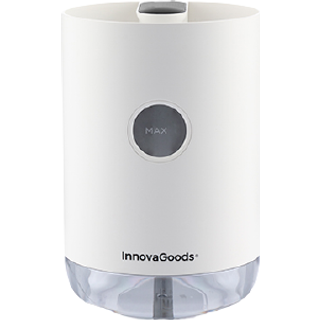 Ultrasonisk Humidifier / luftbefugter - Genopladelig - Kapacitet 1 Liter