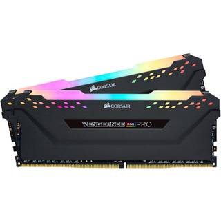 Corsair Vengeance RGB PRO DDR4-3000 - 32GB - CL16 - Dual Channel (2 pcs) - Intel XMP - Sort med RGB