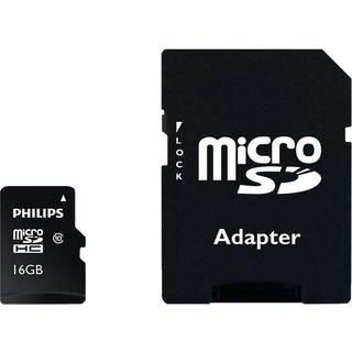 Philips MicroSDHC Card      16GB Class 10 UHS-I U1 incl. Adapter