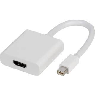VIVANCO Mini DisplayPort til HDMI Adapter - Hvid