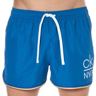 Calvin Klein Pride Short Runner Swim Shorts - Blue - Small