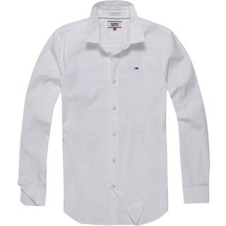 Tommy Jeans - Tjm Original Stretch Shirt - Skjorter til mænd -  Classic White - M