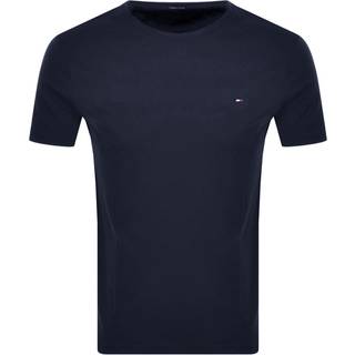Tommy Hilfiger Cotton Icon Crew Neck SS - Navy-2 - X-Large * Kampagne *