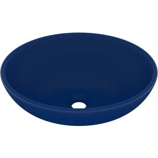 luksuriøs håndvask 40x33 cm keramisk oval mat mørkegrå