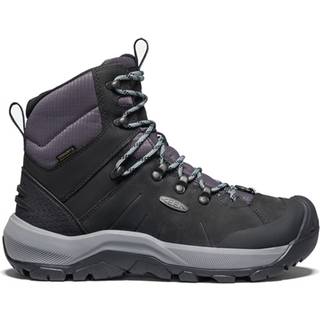 Keen Women's Revel IV Mid Polar Waterproof Boot Black/Harbor Gray, 36