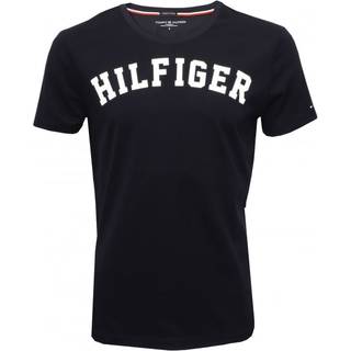 Tommy Hilfiger Stor logo t-shirt - Navy - Str. M - Modish.dk