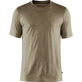Fjällräven Abisko Wool S/S T-shirt Herrer størrelse M farve beige