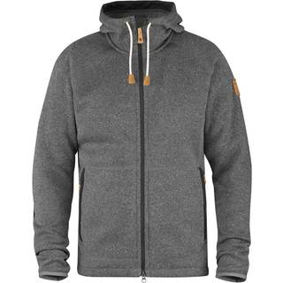 Fjällräven Övik Fleece Hoodie -dark grey-2XL