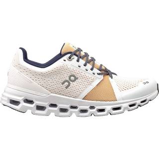 On Cloudstratus Neutral Running Shoe Women - White, Beige, Size 3.5 - white