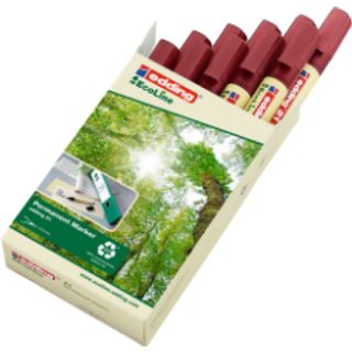 Edding 25 Ecoline Permanent Marker | Rød