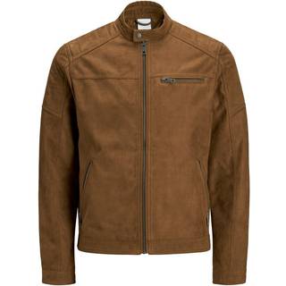 Jack & Jones ROCKY JACKET NOOS Cognac Fake suede