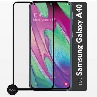 Samsung Galaxy A40 Skærmbeskytter - 3D Full Cover - Sort