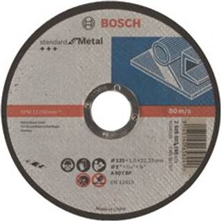 BOSCH Sæt af 25 - Skæreskive lige Standard for Metal A 60 T BF, 125 mm, 22,23 mm, 1,6 mm