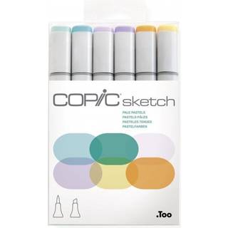 Copic Sketch Blækpatron Pale Pastels 10 Stk.