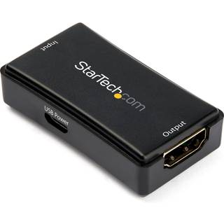 StarTech.com HDBOOST4K2 AV forlænger AV gentager Sort