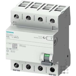 SIEMENS PFI 4-polet Type B 40A 300 mA 400VAC korttidsforsinket