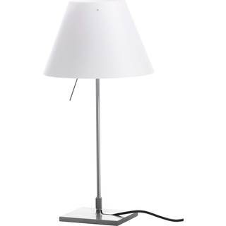 Luceplan - Costanzina Bordslampa - Aluminium/Vit - Bordlamper - Paolo Rizzatto - Sølv