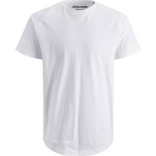 Ensfarvet O-hals T-shirt