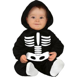 Skelet baby kostume