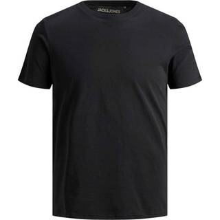 Ensfarvet O-hals T-shirt