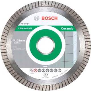 BOSCH Diamantskæreskive Best for Ceramic Extra-Clean Turbo 125 x 22,23 x 1,4 x 7 mm