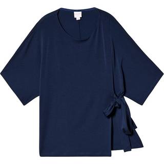 Boob Wonton Top Navy XL XL kvinde