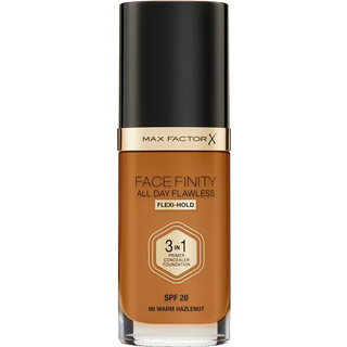 Max Factor Facefinity 3-i-1 All Day Flawless Liquid Foundation SPF 20-98 Varm hasselnd 30 ml