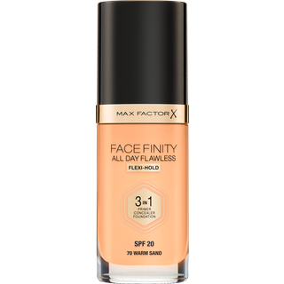 Max Factor Face Finity All Day Flawless 3-in-1 Foundation - W70 Warm Sand 30 ml