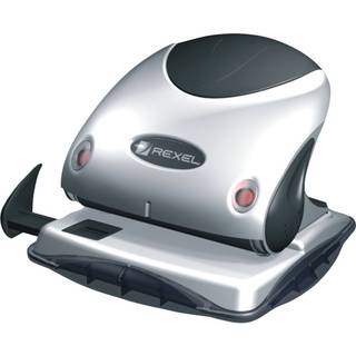 Hulapparat Rexel Premium P225 2huls 25ark sølv-sort 2100743