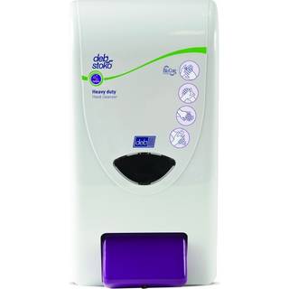 SCJ Dispenser Håndrens 4000 ml Manuel, Sort med lilla knap (HVY4LDB)