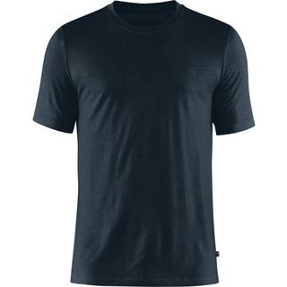 Fjällräven Abisko Wool S/S T-shirt Herrer størrelse S farve blå