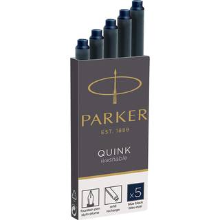 Parker Quink Refill | Fyldepen | Blåsort | 5 stk.