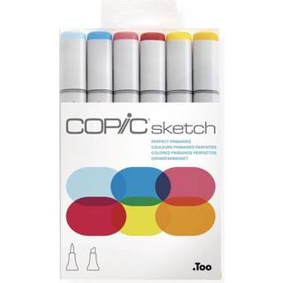 Copic Sketch Blækpatron Perfect Primaries 6 Stk.