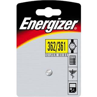 Energizer Silveroxid Knapcellebatteri 362/361, 1,55 V 7,9 x 2,1 mm