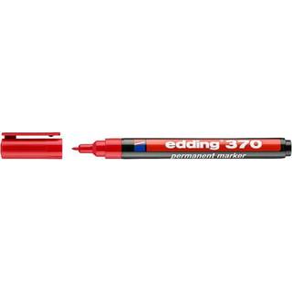 Edding 370 Rød Tusch 1 mm - Permanent & Alsidig