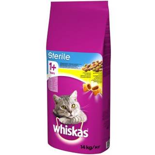 Kattemad Whiskas STERILE Voksen Kylling 14 Kg