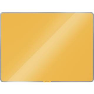 Whiteboard glastavle Cosy 80x60 gul, Leitz 70430019
