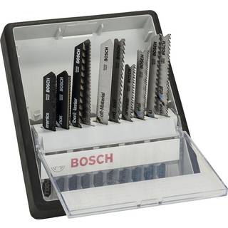 BOSCH Robust Line stiksavklinger, variant med specialmaterialer, sæt med 10 dele og T-skaft