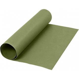 Kraftigt Grøn Læderpapir 50 cm - 350 g, 1 m Rulle