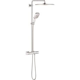 Grohe Rainshower SmartActive 310 CUBE komplet brusesæt med termostat i krom