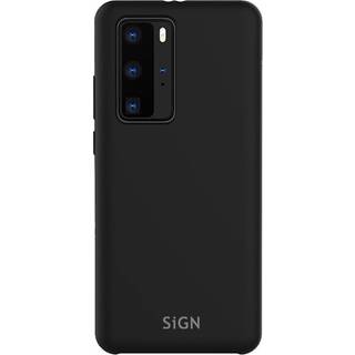SiGN Liquid Silicone Cover til Huawei P40 Pro - Sort