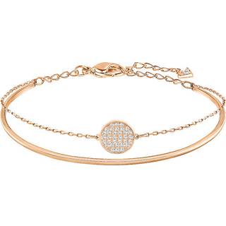 Ginger Armreif, Weiß, Roségold-Legierungsschicht