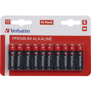 Verbatim AA Alkaline Batteri, (LR6) 10-pack