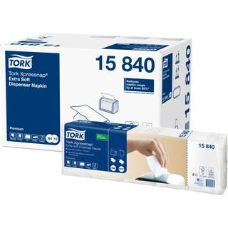 TORK Xpressnap N4 2-lag 4000 stk Hvid Interfold Serviet Soft (15840)