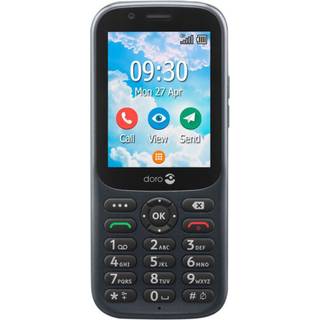 Doro 731X 4G, graphite mobiltelefon ➞ På lager - klar til levering og afhentning