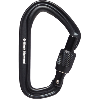 Black Diamond HotForge Screwgate Carabiner Black, OneSize