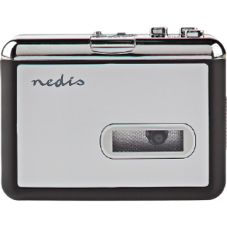 Nedis Bærbar USB-kassette til MP3-konverter med USB-kabel og software