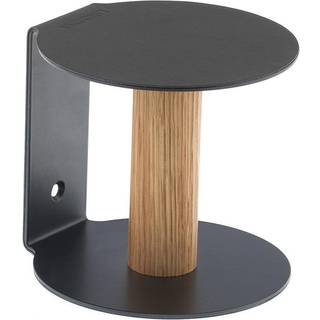 LindDNA - Toiletrulleholder - Nupo Black/ Alu Black