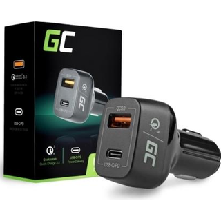 Green Cell 48W USB-C Biloplader 30W PD & QC 3.0 Hurtigopladning