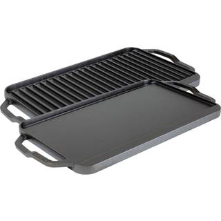 Lodge Cast Iron Chef Collection Rectangular Reversible Grill & Griddle - 20 in x 10 in